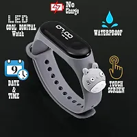 PUTHAK  LED Square Dial Led Kids Watches Digital for Kids Men Watch Boy and Girls-thumb2