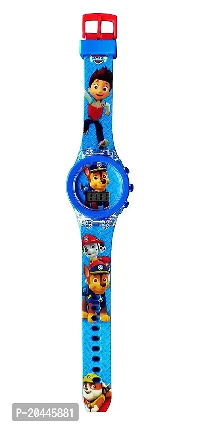 PUTHAK  Cute Mouse Character Digital Multicolored LED Glowing Light Wrist Watch for Kid's (Best Return Gift for Girl's)