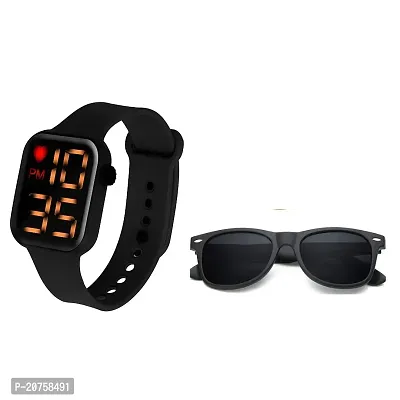 PUTHAK  Digital Sports Watch, Multi-Functional Watch for Boys  Men with Cap and Goggle, Combo Pack of 2-WCS-2641