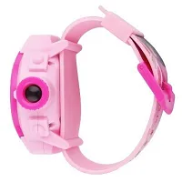 PUTHAK   Digital Multicolour Dial Princess PVC Rubber Plastic Wrist Kid's Projector Watch with 24 Images-thumb1