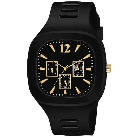 AXXTITUDE Square DIAL Analog Silicon Unisex Watch Combo for Boys/Girls Casual, Party-Wedding, Formal, Sports Analog Watch -Men & Women Watches