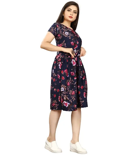 Stylish Fit And Flare Dress For Women