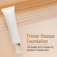 Syfer Primer Mousse Foundation Weightless Smooth And Velvet Touch, Face Makeup- Matte To Radiant Finish (Medium Beige)-thumb1