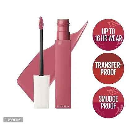 Syfer Liquid Matte Lipstick, Long Lasting, 16hr Wear, Superstay Matte Ink (15 Lover)-thumb2