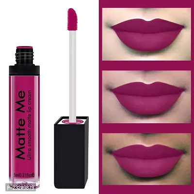 Syfer Matte Me Liquid Lipstick Combo of 3 (Non Transferable) (Rich Pink,Royal Maroon, Magenta)-thumb2