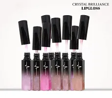 Syfer Crystal Brilliance Glitters Lip Gloss For Long Lasting Glossy Look 8 ml (Shade-07)-thumb3