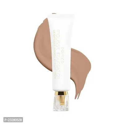 Syfer Primer Mousse Foundation Weightless Smooth And Velvet Touch, Face Makeup- Matte To Radiant Finish (Medium Beige)-thumb0