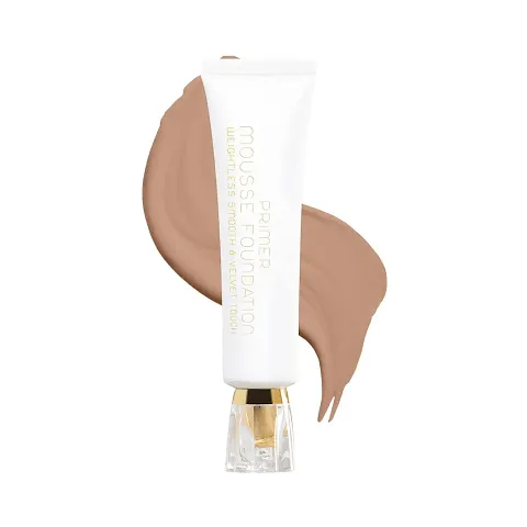 Syfer Primer Mousse Foundation Weightless Smooth And Velvet Touch, Face Makeup- Matte To Radiant Finish