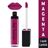 Syfer Matte Me Liquid Lipstick Combo of 2 (Non Transferable) (Maroon  Magenta)-thumb1