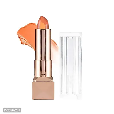 Syfer Glitter Gel Moisturizing Lipstick| Long Lasting, Hydrating Lipstick For Dry And Chapped Lips (1 g (Pack of 1), Orange)-thumb2