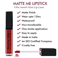 Syfer Matte Me Liquid Lipstick Combo of 2 (Non Transferable) (Maroon  Pink)-thumb3