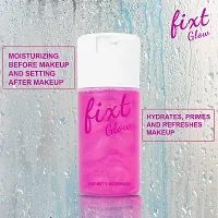 Syfer Fixt Glow Long Lasting Waterproof Makeup Setting Spray for Face 100 ml (Glow Pink)-thumb1