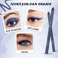 Syfer Glide Gel Eye Kajal, Long Lasting, Light Weight, Waterproof and Smudge Proof Kajal For Girl and Women, 1.2g (8 Cobalt)-thumb3