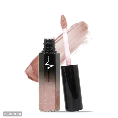 Syfer Crystal Brilliance Glitters Lip Gloss For Long Lasting Glossy Look 8 ml (Shade-09)-thumb2
