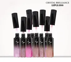 Syfer Crystal Brilliance Glitters Lip Gloss For Long Lasting Glossy Look 8 ml (Shade-03)-thumb3