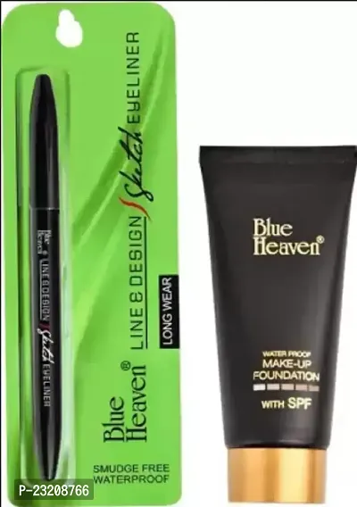 BLUE HEAVEN SKETCH EYELINER WITH TUBE FOUNDATION (2 Items in the set)-thumb3