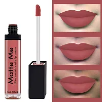 Syfer Matte Me Liquid Lipstick Combo of 3 (Non Transferable) (Ruby Red, Nude, Matte Red)-thumb2