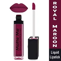 Syfer Matte Me Liquid Lipstick Combo of 2 (Non Transferable) (Maroon  Magenta)-thumb2