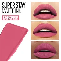 Syfer Liquid Matte Lipstick, Long Lasting, 16hr Wear, Superstay Matte Ink (125 Inspirer)-thumb2