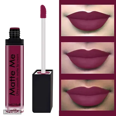 Syfer Matte Me Liquid Lipstick Combo of 3 (Non Transferable) (Royal Maroon, Ruby Red, Nude)-thumb2