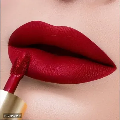 Syfer Matte Me Liquid Lipstick Combo of 2 (Non Transferable) (Red  Maroon)-thumb4