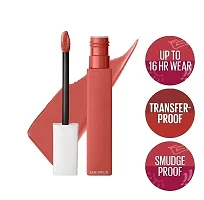 Syfer Liquid Matte Lipstick, Long Lasting, 16hr Wear, Superstay Matte Ink (130 Self Starter)-thumb1