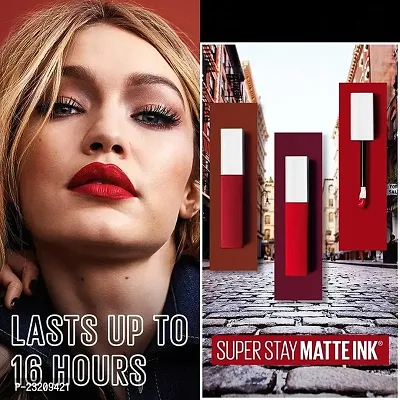 Syfer Liquid Matte Lipstick, Long Lasting, 16hr Wear, Superstay Matte Ink (15 Lover)-thumb5