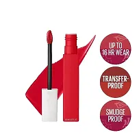 Syfer Liquid Matte Lipstick, Long Lasting, 16hr Wear, Superstay Matte Ink (220 Ambitious)-thumb1