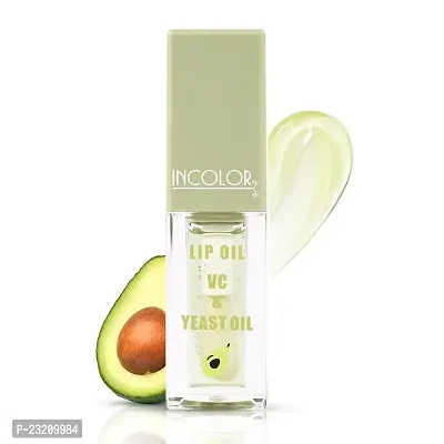 INCOLOR Avocado Natural Lip Oil VC  Yeast Oil, Long Lasting Moisturization  Nourishment for Girl  Women - 4ml