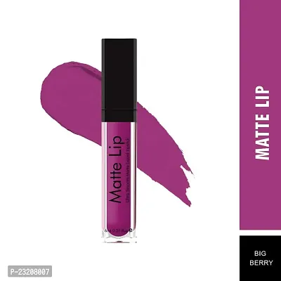 Syfer Ultra Smooth Matte Liquid Lipstick, Smooth Lip Color, Weightless Finish, Silky Matte Finish, Iconic Lip, Matte Finish, Matte Lipstick, Liquid Lipstick 6ml (Big Berry)-thumb2