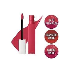 Syfer Liquid Matte Lipstick, Long Lasting, 16hr Wear, Superstay Matte Ink (80 Ruler)-thumb1