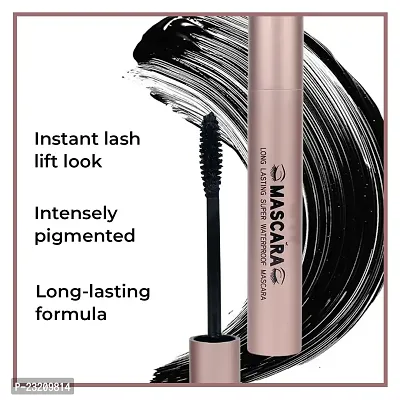 Syfer Dense Mascara, Lengthening Smudge Proof, Water Resistant, Liquid Lash Extending Tubing, No Clump Flakes Fades, Full-Size Black Eye Mascara For Girl and Women 9ml-thumb2