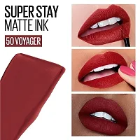 Syfer Liquid Matte Lipstick, Long Lasting, 16hr Wear, Superstay Matte Ink (50 Voyager)-thumb2