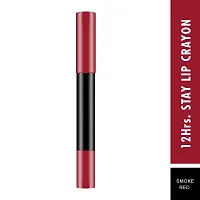 Syfer 12 Hrs. Stay Matte Lip Crayon, Smoke Red, 3g - Long Lasting, Waterproof, Super Stay, Matte Finish Lip Crayon, Long Wear, Crayon Lipstick-thumb3