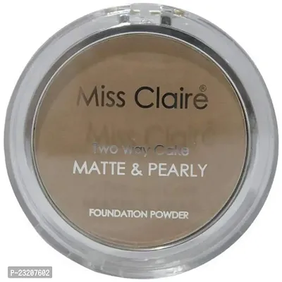 Miss Claire Two Way Cake Matte and Pearly Powder 23, Beige, 7 g-thumb2