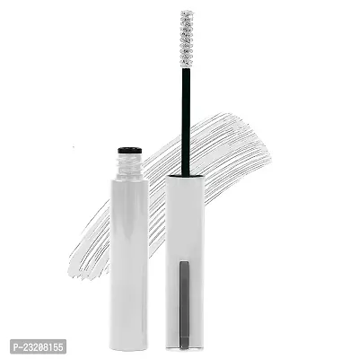 Syfer Light Weight Colorful Natural Mascara, Smudge Proof  Long Lasting Eye Makeup Tool For Personal  Professional,6ml (Milky White)