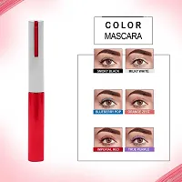 Syfer Light Weight Colorful Natural Mascara, Smudge Proof  Long Lasting Eye Makeup Tool For Personal  Professional,6ml (Imperial Red)-thumb3