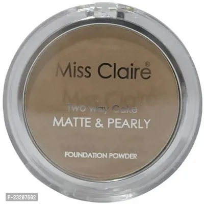 Miss Claire Two Way Cake Matte and Pearly Powder 23, Beige, 7 g-thumb3