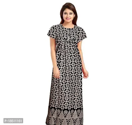 Comfortable Cotton Printed Nightdress For Women