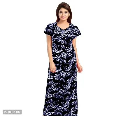 Comfortable Cotton Printed Nightdress For Women