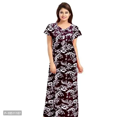 Comfortable Cotton Printed Nightdress For Women