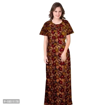 Comfortable Cotton Printed Nightdress For Women