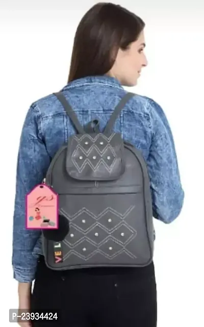 Stylish PU Backpack For Women