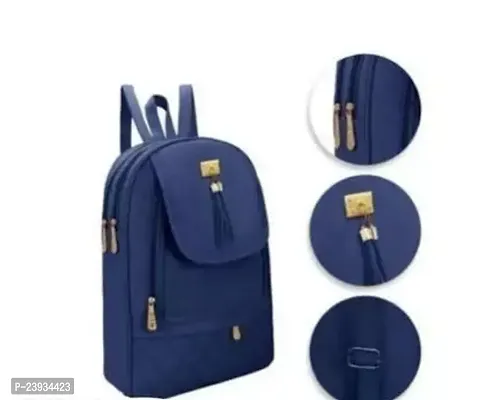 Stylish PU Backpack For Women-thumb0