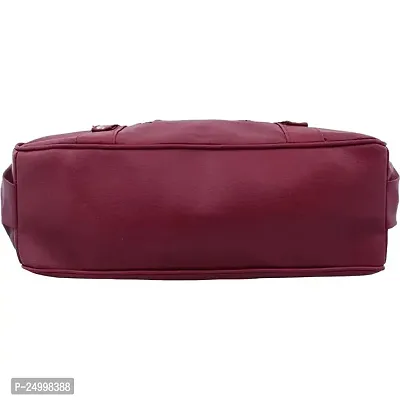 ENVATO Women's Designer Handbag Pack Of 1 (Maroon)-thumb4
