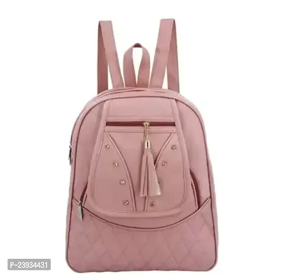 Stylish PU Backpack For Women-thumb0