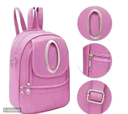 Stylish PU Backpack For Women-thumb0