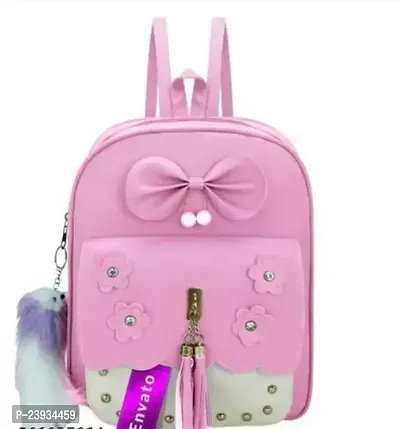 Stylish PU Backpack For Women-thumb0