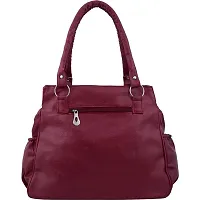 ENVATO Women's Designer Handbag Pack Of 1 (Maroon)-thumb1