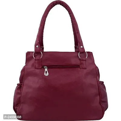 ENVATO Women's Designer Handbag Pack Of 1 (Maroon)-thumb2